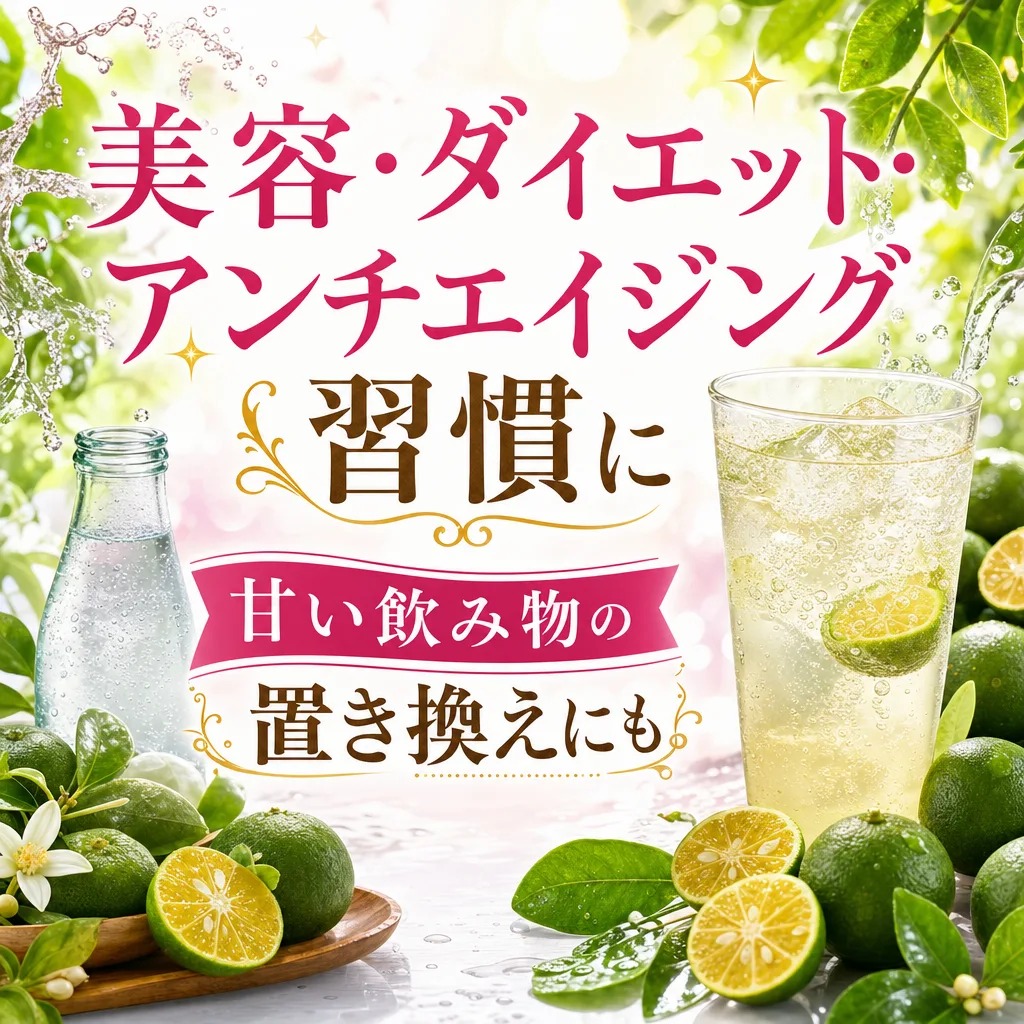 美容 ダイエット アンチエイジング習慣に 甘い飲み物の置き換えにも